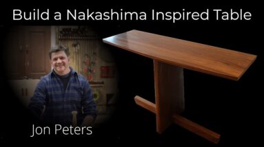 LIVE at 3pm EST: I will show you how to build my Nakashima Inspired Entry Table