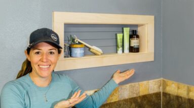 Hidden Storage | Turn your Wall into a Cabinet! | Easy DIY