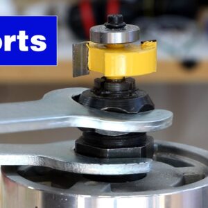 How to use an adjustable rabbet bit. #shorts