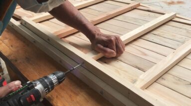 Amazing Creative Woodworking Plan // How To Make Simple Foldable Smart Shoe Racks With Ease  - DIY!