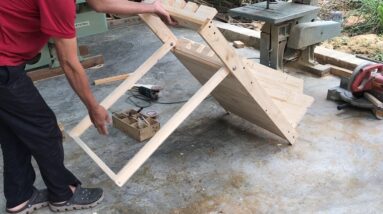 Old Pallet Recycled Wood Processing Ideas // How To Make Homemade Garden Tool Trucks Easy - DIY!