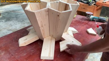 Beautiful Craft Woodworking Ideas That Will Fascinate You // Make Your Own Unique Rustic Planter Box