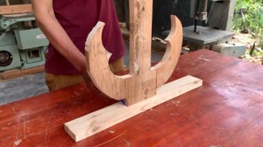 Woodworking,Turn Useless Things Into Useful // A Unique Beautiful Table For Your Living Space - DIY!