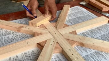 Top Woodworking You Can Make From Scrap Wood // How To Make A Beautiful And Sturdy Table