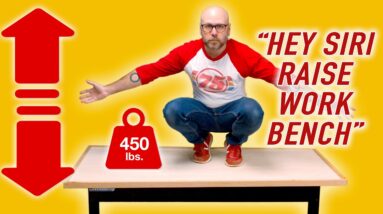 Adjustable height workbench with memory presets. Benchbud Review
