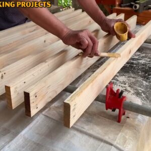 Woodworking Ideas for Haloqueen Decoration // A Unique Sturdy Chair You've Never Seen - DIY!