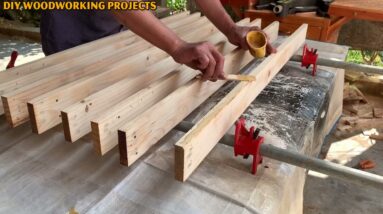 Woodworking Ideas for Haloqueen Decoration // A Unique Sturdy Chair You've Never Seen - DIY!