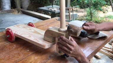 Woodworking Ideas Great Gift For Your Child // How To Make Wooden Scooters And Recyclables - DIY!
