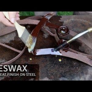 Beeswax Finish on Steel - Magnetic Sculpture Base