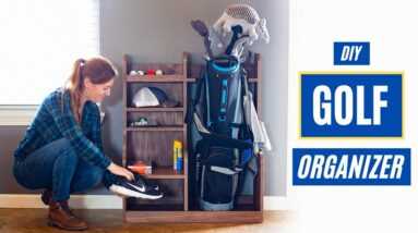 Build a Golf Bag Holder! Organize Your Golf Gear
