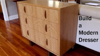 Build a Modern Dresser, Start to Finish - Jon Peters Woodworking Short