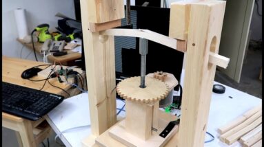 Building a wood strength testing machine