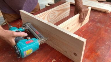 Very Creative And Scientific Woodworking Ideas // Make A Wooden Home Medicine Cabinet Easily At Home