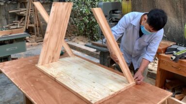 The Idea Of Self designing Furniture // Simple Desks But Optimized For Use - DIY!