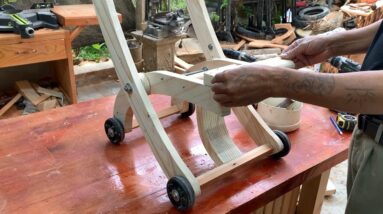 Creative Ideas And great Woodworking skills // DIY Transforming Robot Toys For Kids