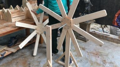 Easy Ideas To Make From Wooden Pallets // DIY Unique Flower Stand At Home