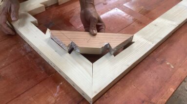 The Ultimate Carpenter's Craftsmanship // How To Build A Table With Extremely Strong Joints