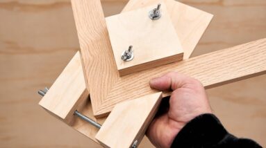 Need Perfect Miters? Make this Simple Corner Clamp from Scrap Wood  - Free Plans!