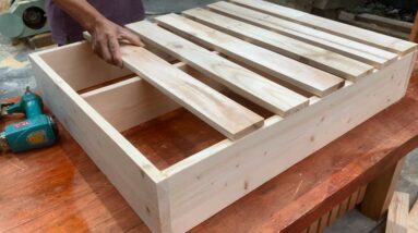 Woodworking Project From Cheap Pallet // DIY Wall Bar Indoor Garden Outdoor Pub Wooden Pallet
