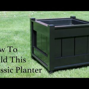 How To Build a Classic Wooden Planter Box