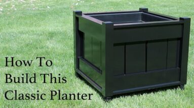 How To Build a Classic Wooden Planter Box