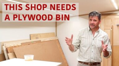 How to Build a Plywood Bin Organizer
