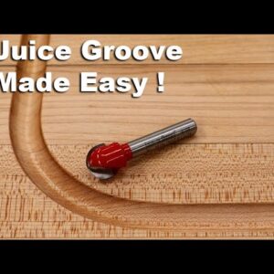 How to cut a Simple Juice Groove. #shorts