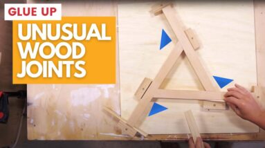 How To Glue Unusual Wood Joints #shorts