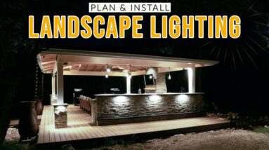 How To Light an Outdoor Space | Outdoor Kitchen Part 9