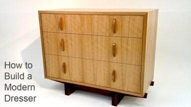How to Make a Modern Dresser - Chest of Drawers
