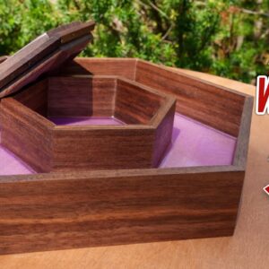 How to make a six sided box. Easy woodworking project!!