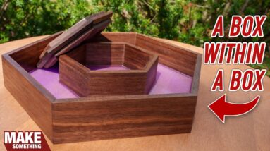 How to make a six sided box. Easy woodworking project!!