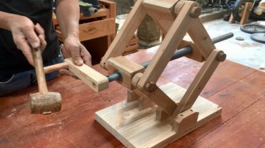 The Most Scientific And Pptimal Woodworking Project // A Unique Wooden Table You May Have Never Seen
