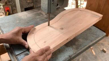 Woodworking Design Ideas Inspired By Guitar // A Great Product From Recycled Wood