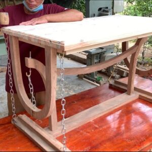 Coolest Woodworking Project Ever // The Impossible Floating Table !!  Anti gravity Structure