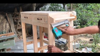 Smart DIY Woodworking Plan From pallet // How To Close Dining Tables And Chairs For Small Spaces