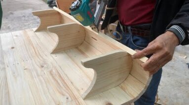 Great Woodworking Skills Project // DIY Your Own Office Desk From Old Pallets In Your Own Style