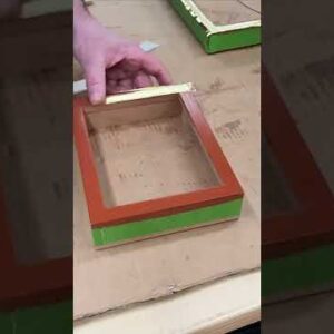 Make a Gold Leaf Frame with Fake Gold Leaf #shorts