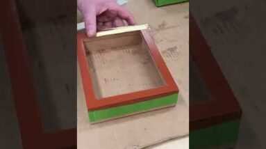 Make a Gold Leaf Frame with Fake Gold Leaf #shorts