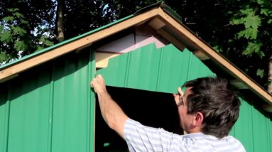 Metal roofing and siding for my shed