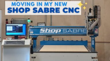 Moving In Big Equipment! My New Shop Sabre CNC #shorts