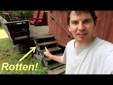 Steps Rotten New Deck Steps (too Rotten To Fix)