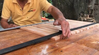 Simplest Pallet Woodworking Ideas You Can Make // How To Craft A Foldable Outdoor Relaxation Chair.