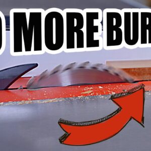No more burn marks at the tablesaw. Woodworking tip #shorts