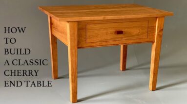 How to Build an End Table & Make a Drawer - Introduction to Woodworking Project