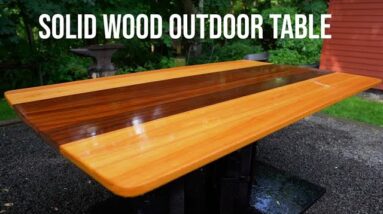 Outdoor Dining Table | How to Woodworking