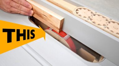 Perfect Edges Jointer on the Table Saw - Easy To Make!