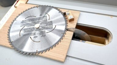 Sharpen Saw Blades On The Table Saw #shorts