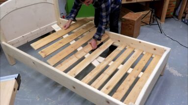 Single bed build from construction lumber