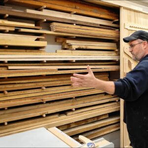 Smart Lumber Rack - Covered and Dust Free
